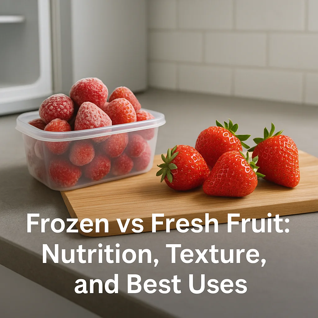 Frozen vs Fresh Fruit: Nutrition, Texture, and Best Uses