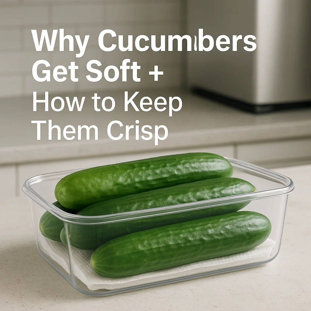 Why Cucumbers Get Soft + How to Keep Them Crisp