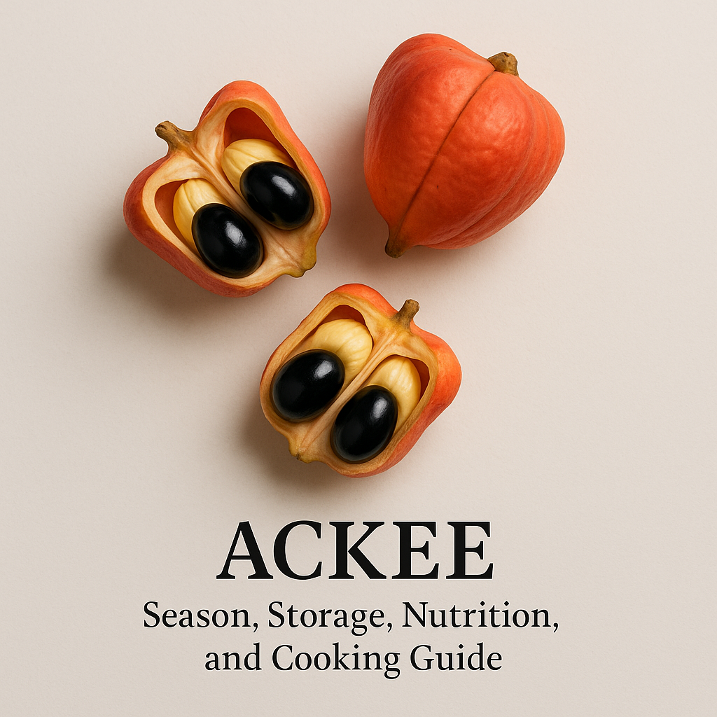 Ackee: Season, Storage, Nutrition, and Cooking Guide