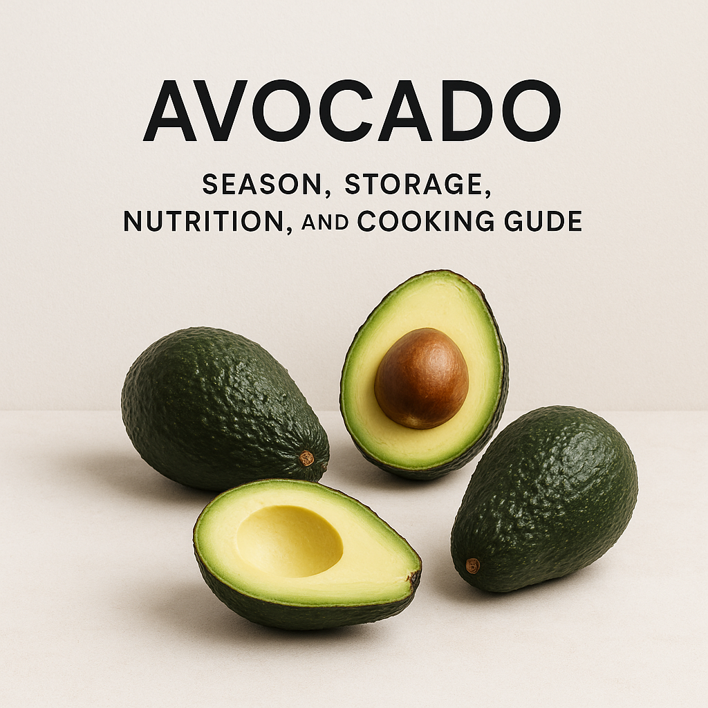 Avocado: Season, Storage, Nutrition, and Cooking Guide