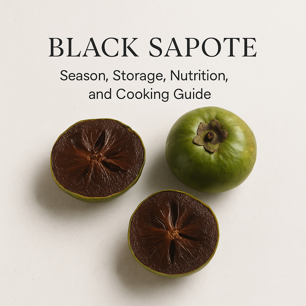 Black Sapote: Season, Storage, Nutrition, and Cooking Guide