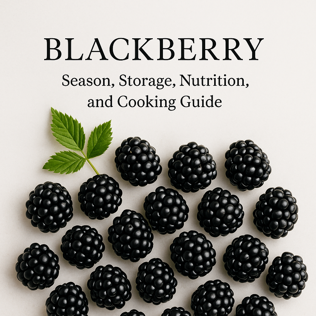 Blackberry: Season, Storage, Nutrition, and Cooking Guide
