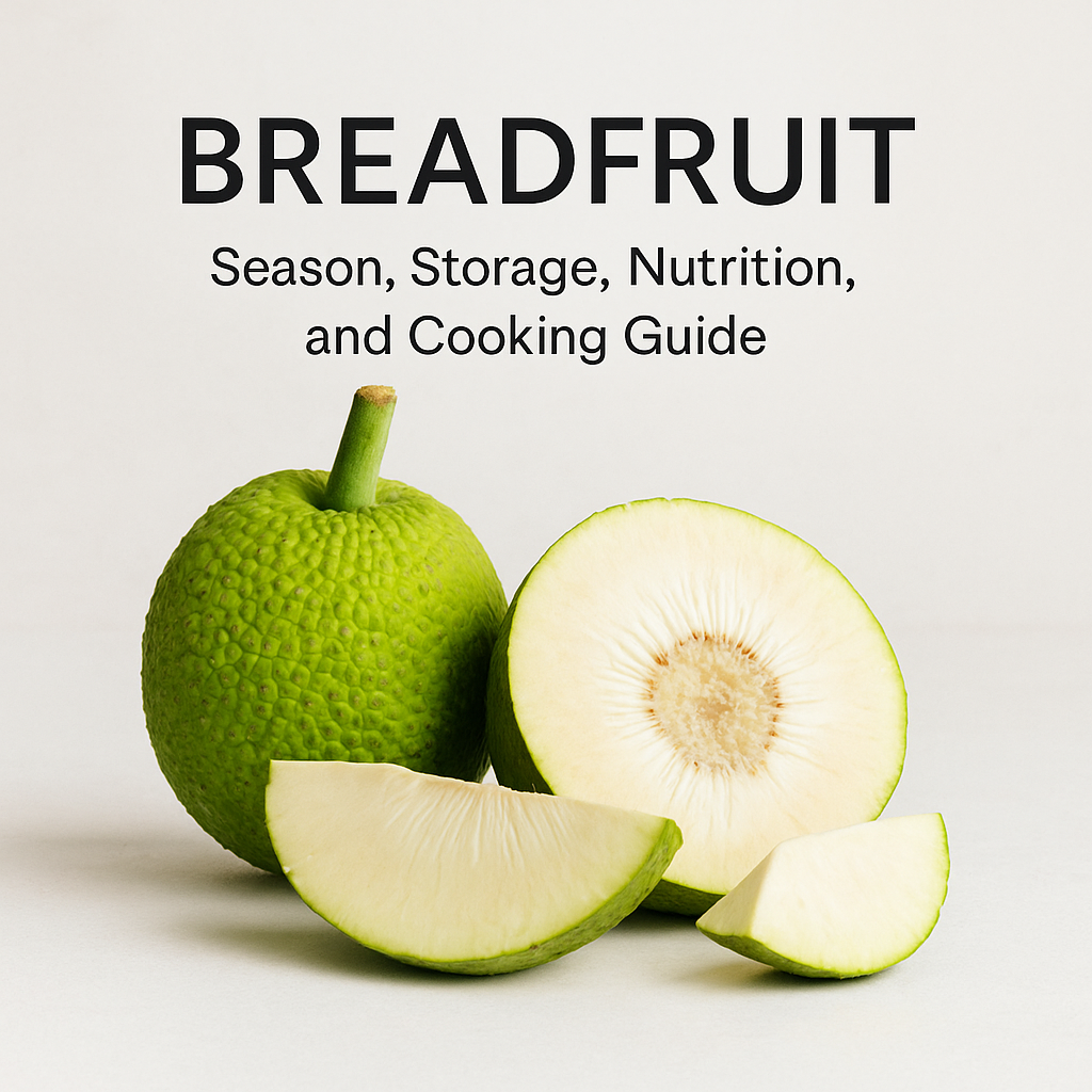 Breadfruit: Season, Storage, Nutrition, and Cooking Guide