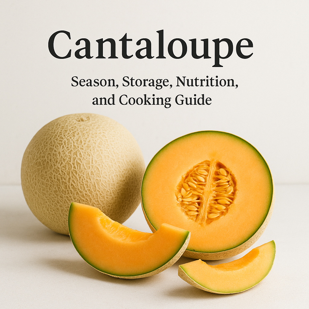 Cantaloupe: Season, Storage, Nutrition, and Cooking Guide