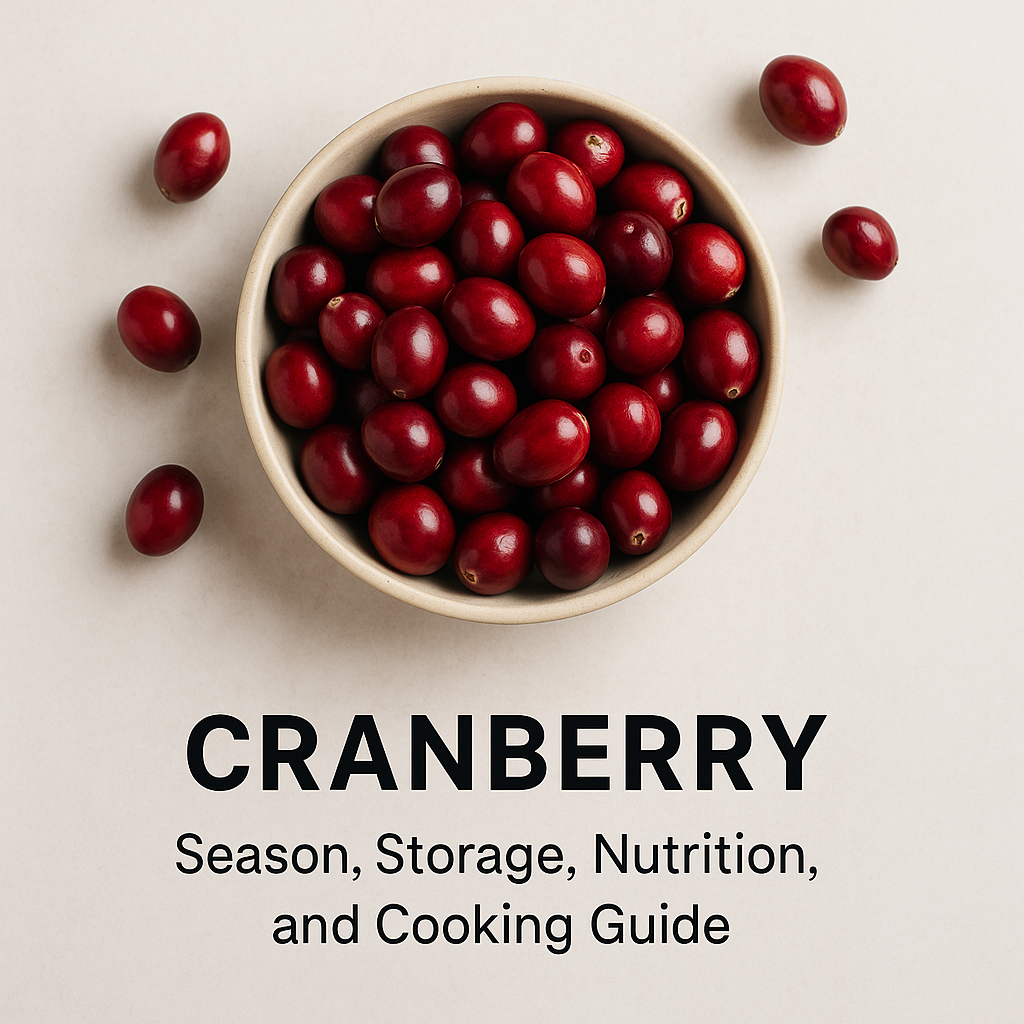 Cranberry: Season, Storage, Nutrition, and Cooking Guide