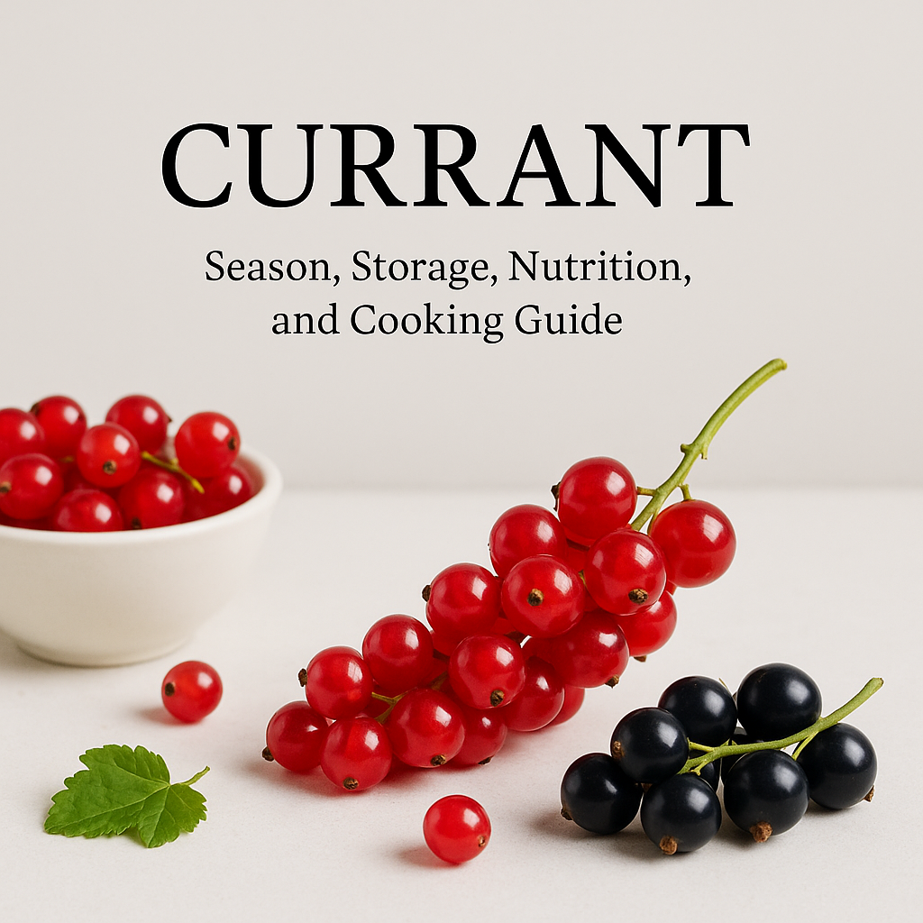 Currant: Season, Storage, Nutrition, and Cooking Guide