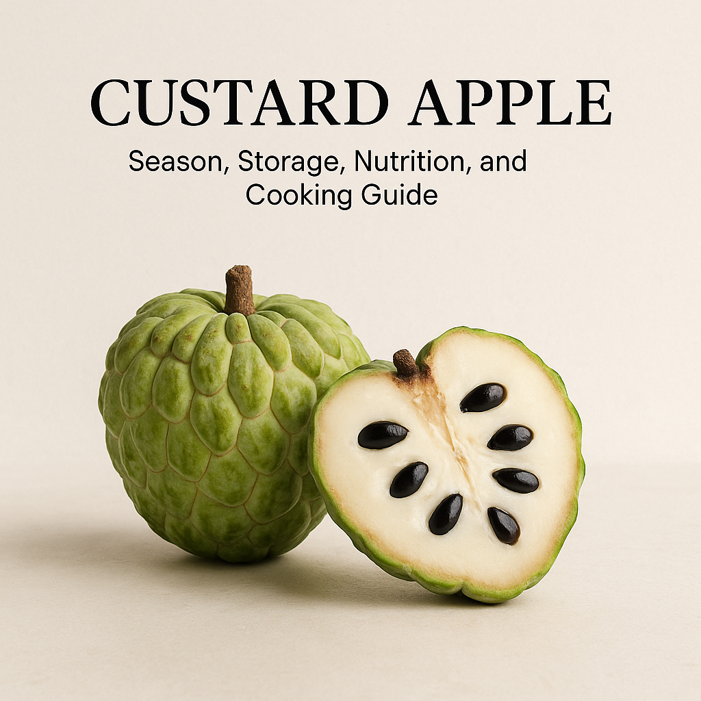 Custard Apple: Season, Storage, Nutrition, and Cooking Guide