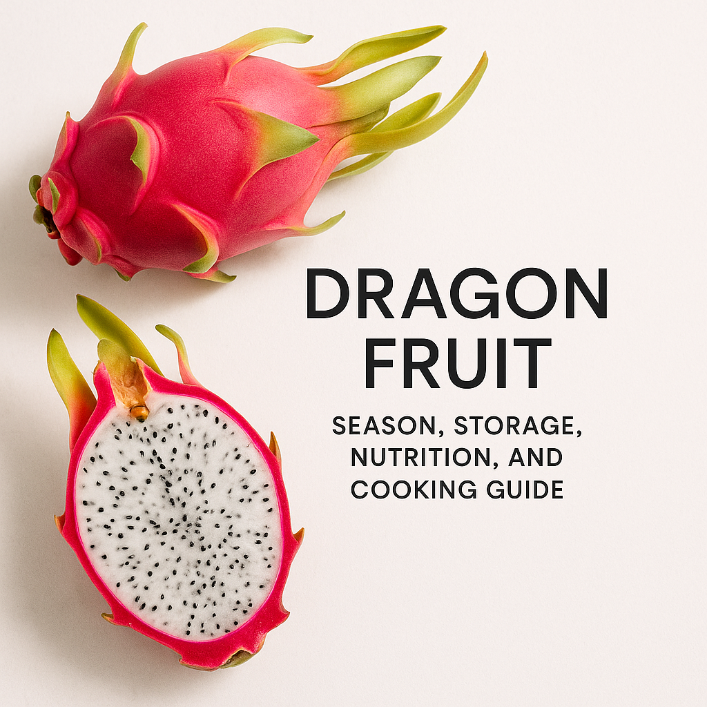 Dragon Fruit: Season, Storage, Nutrition, and Cooking Guide