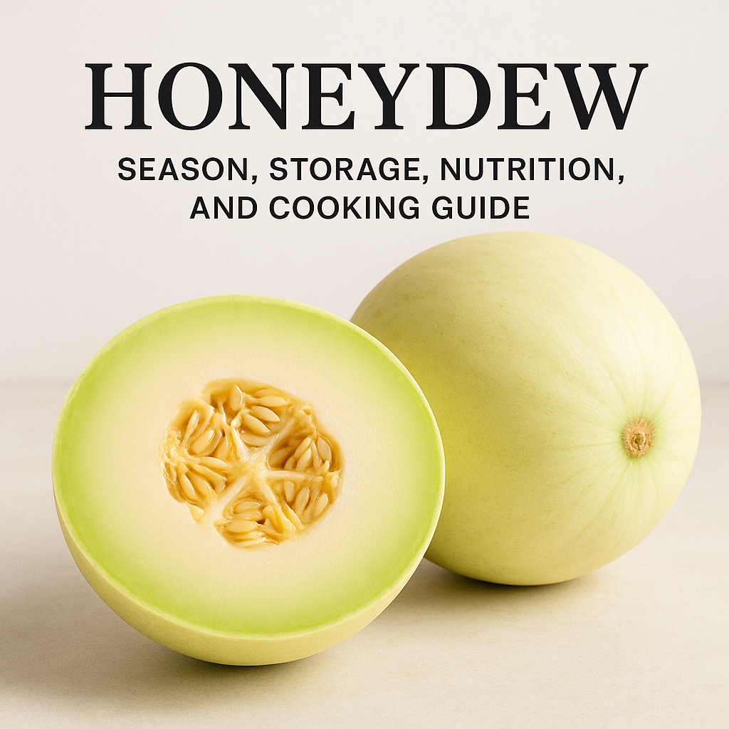 Honeydew: Season, Storage, Nutrition, and Cooking Guide