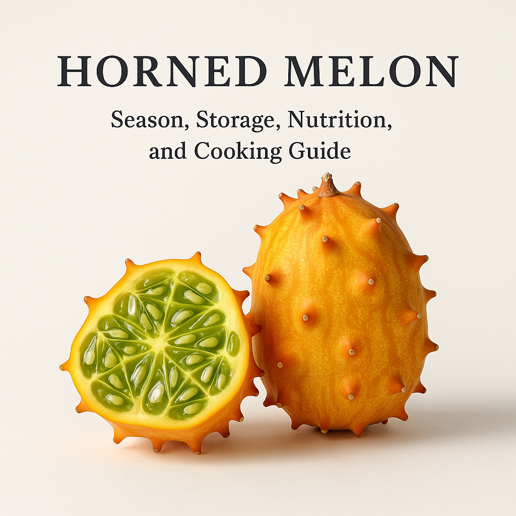 Horned Melon: Season, Storage, Nutrition, and Cooking Guide