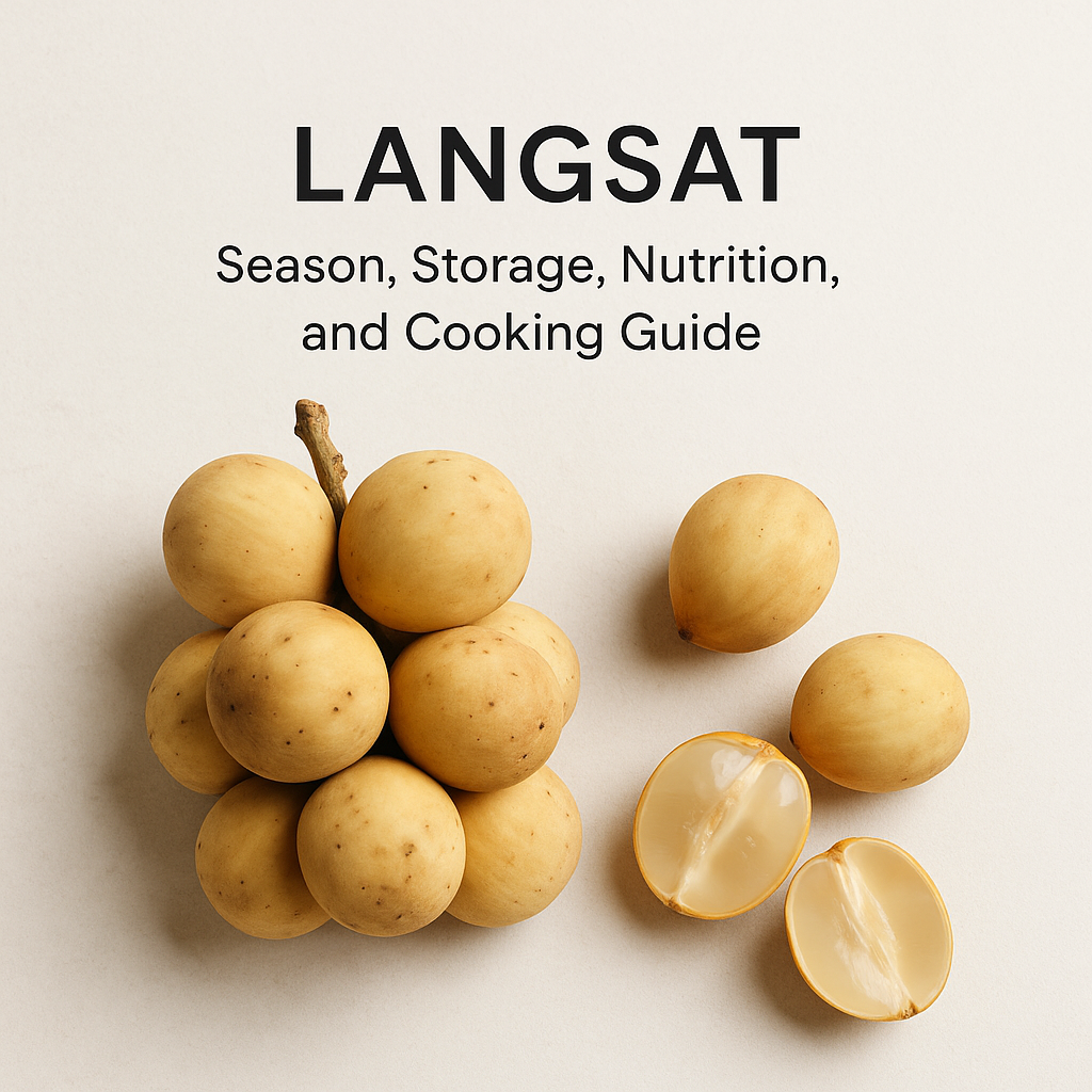 Langsat: Season, Storage, Nutrition, and Cooking Guide
