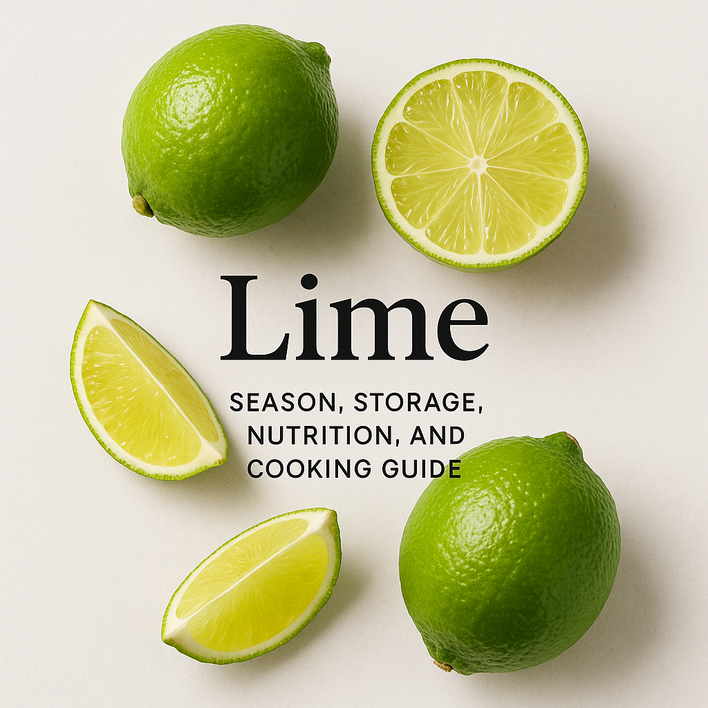 Lime: Season, Storage, Nutrition, and Cooking Guide