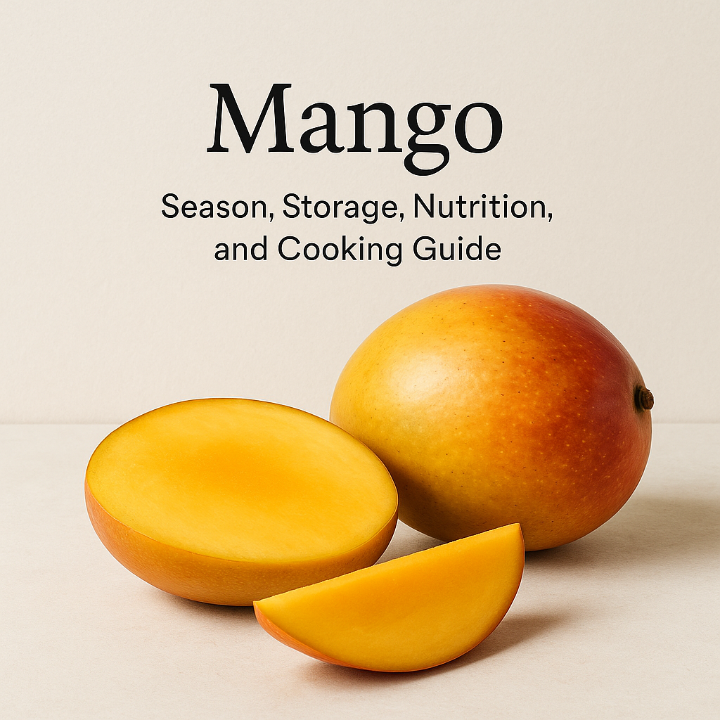 Mango: Season, Storage, Nutrition, and Cooking Guide