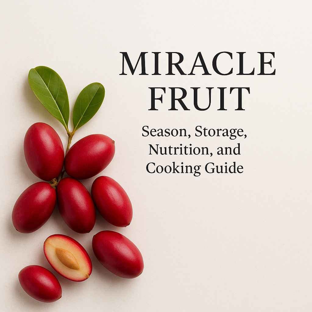 Miracle Fruit: Season, Storage, Nutrition, and Cooking Guide