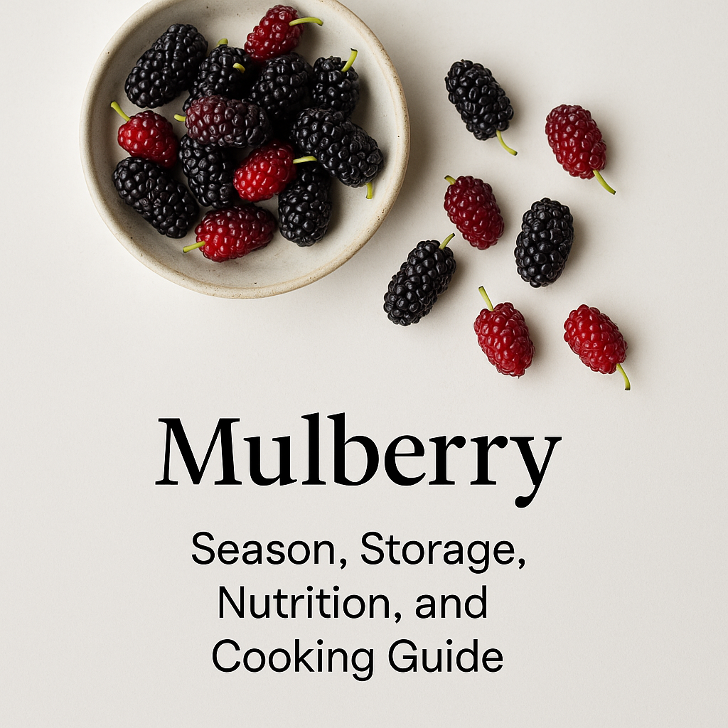 Mulberry: Season, Storage, Nutrition, and Cooking Guide