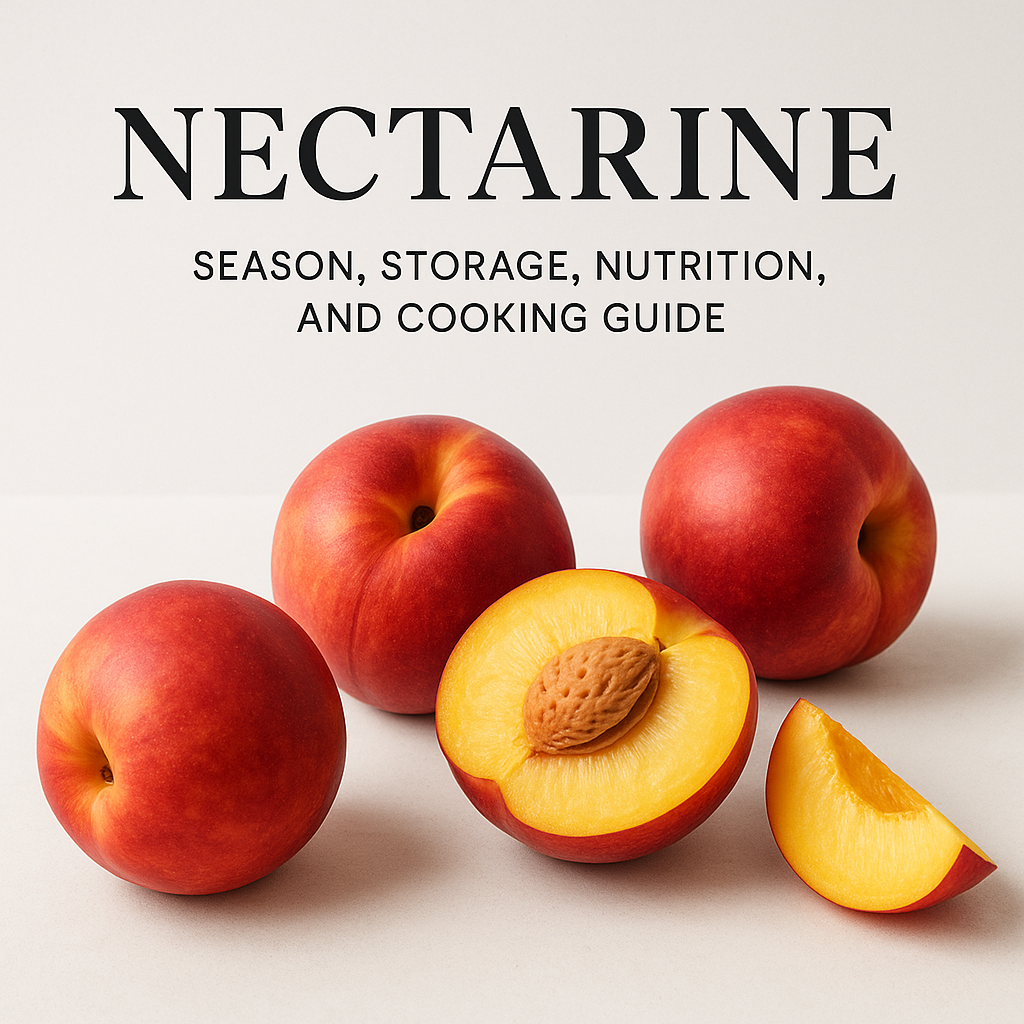 Nectarine: Season, Storage, Nutrition, and Cooking Guide