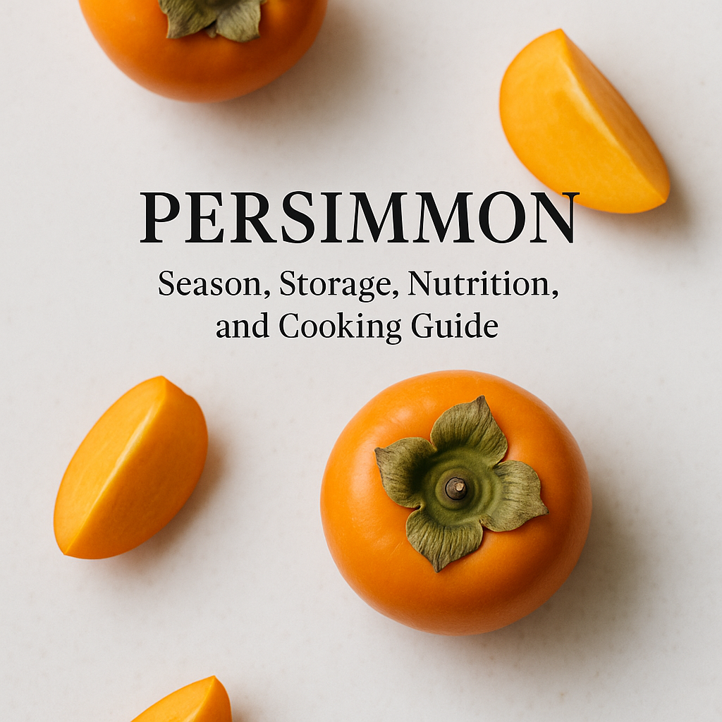 Persimmon: Season, Storage, Nutrition, and Cooking Guide