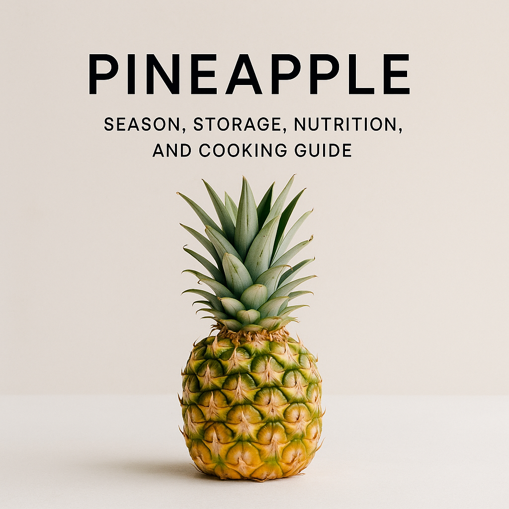 Pineapple: Season, Storage, Nutrition, and Cooking Guide