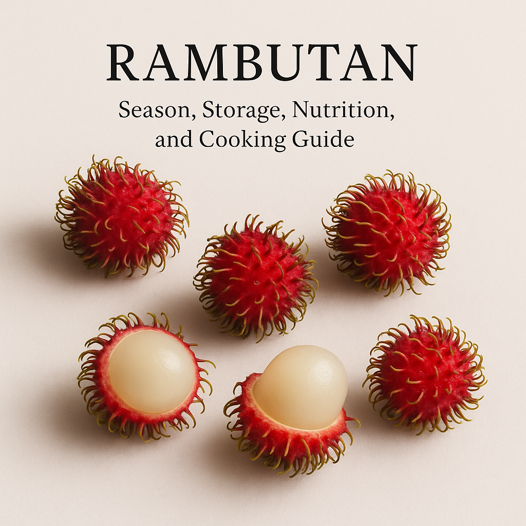 Rambutan: Season, Storage, Nutrition, and Cooking Guide