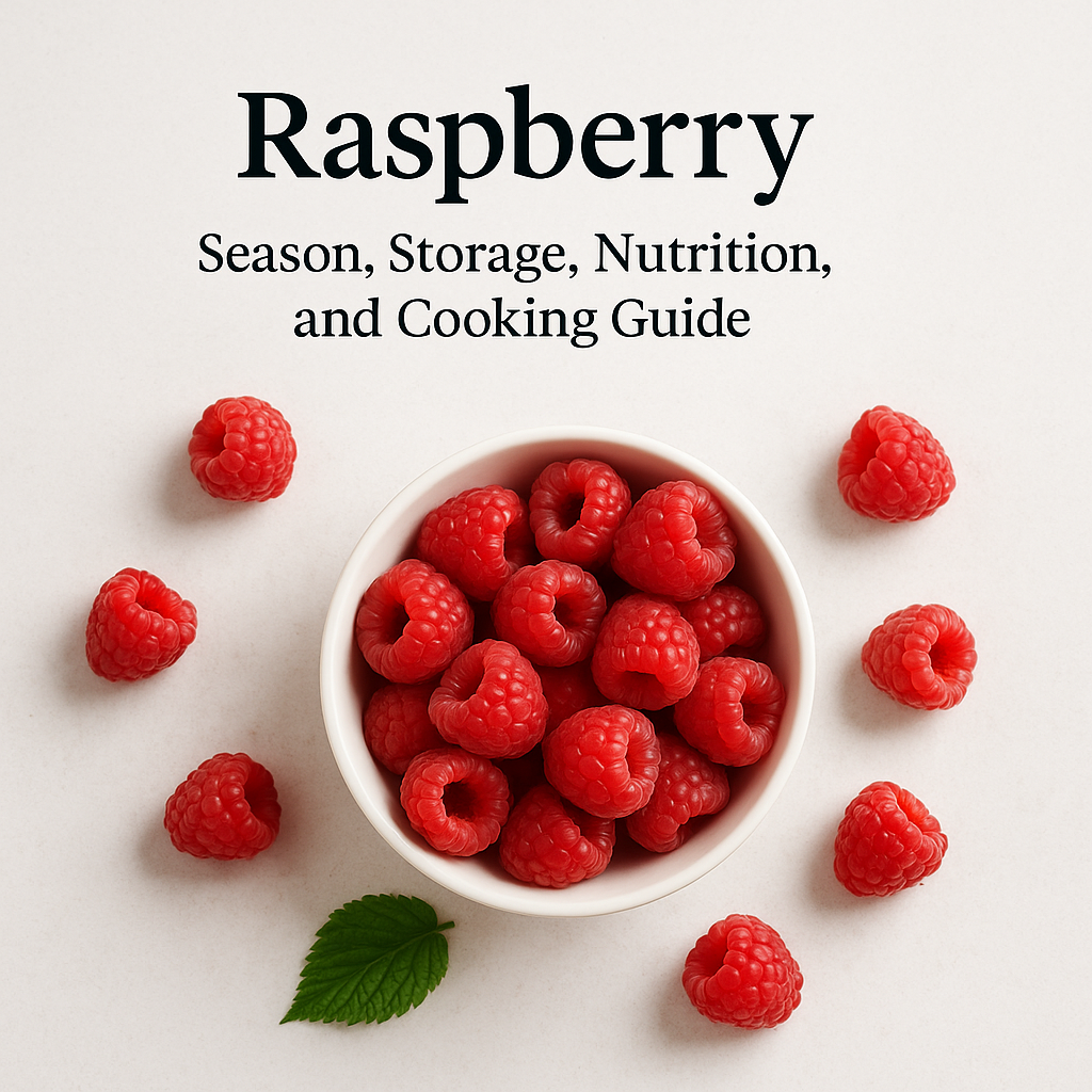Raspberry: Season, Storage, Nutrition, and Cooking Guide