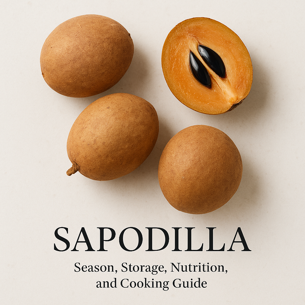 Sapodilla: Season, Storage, Nutrition, and Cooking Guide