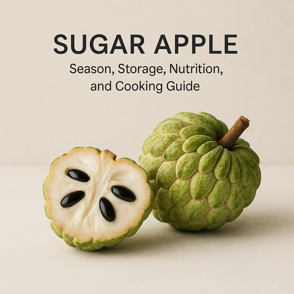 Sugar Apple: Season, Storage, Nutrition, and Cooking Guide