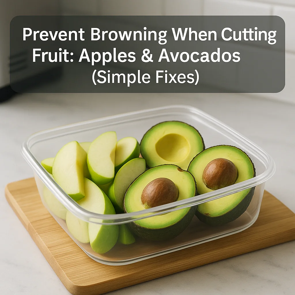 Prevent Browning When Cutting Fruit: Apples & Avocados (Simple Fixes)