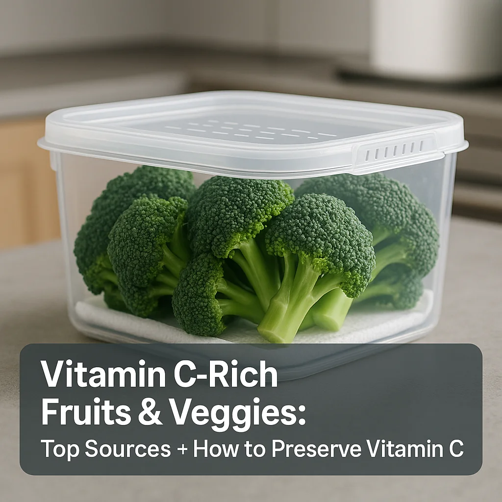 Vitamin C-Rich Fruits & Veggies: Top Sources + How to Preserve Vitamin C