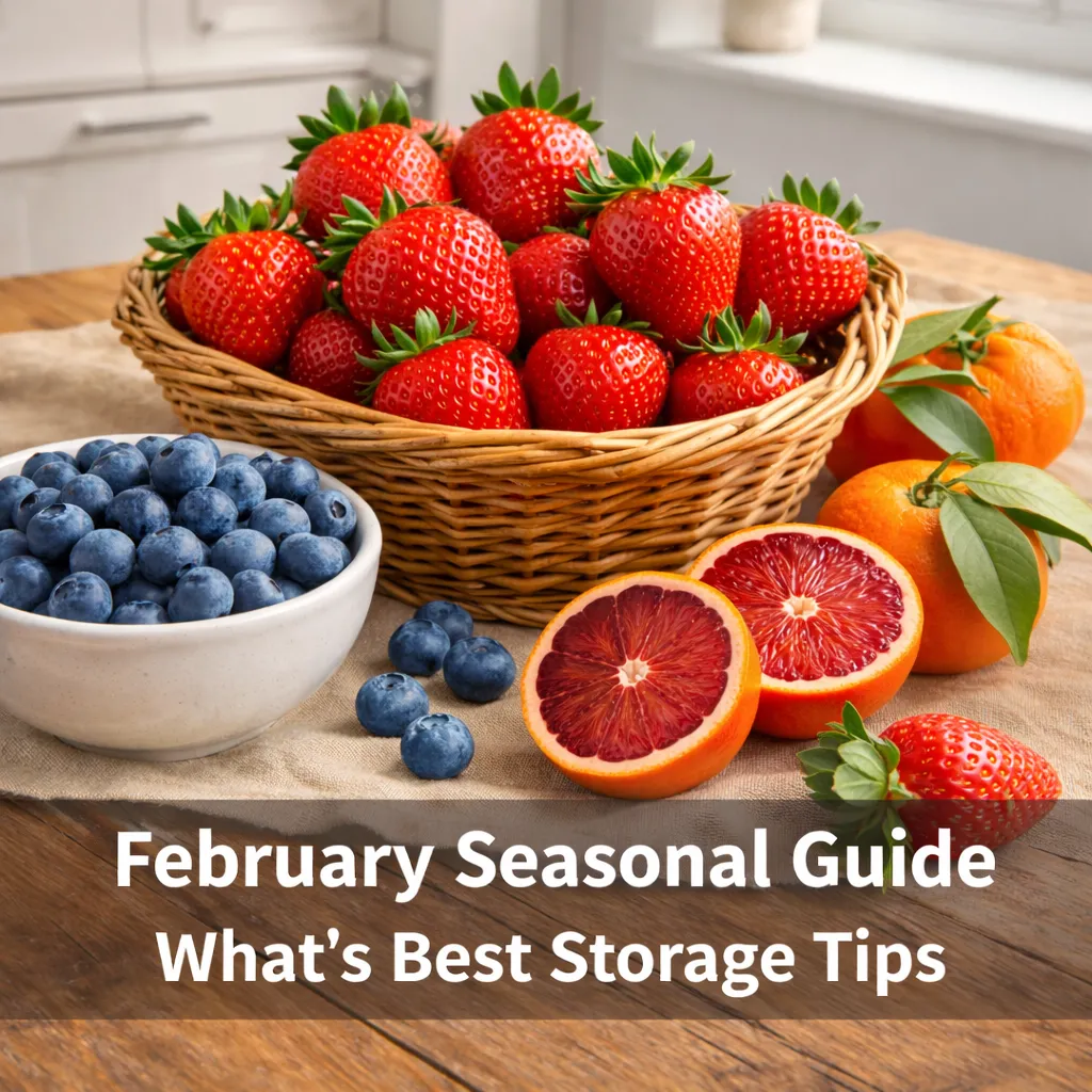 February Seasonal Produce Guide: What’s Best + Storage Tips