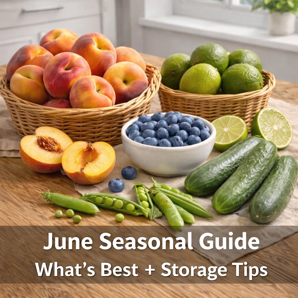 June Seasonal Produce Guide: What’s Best + Storage Tips