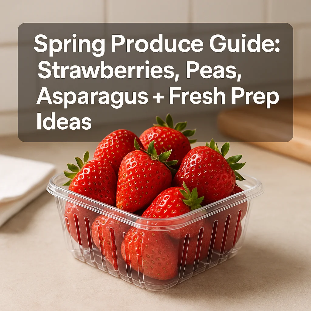 Spring Produce Guide: Strawberries, Peas, Asparagus + Fresh Prep Ideas