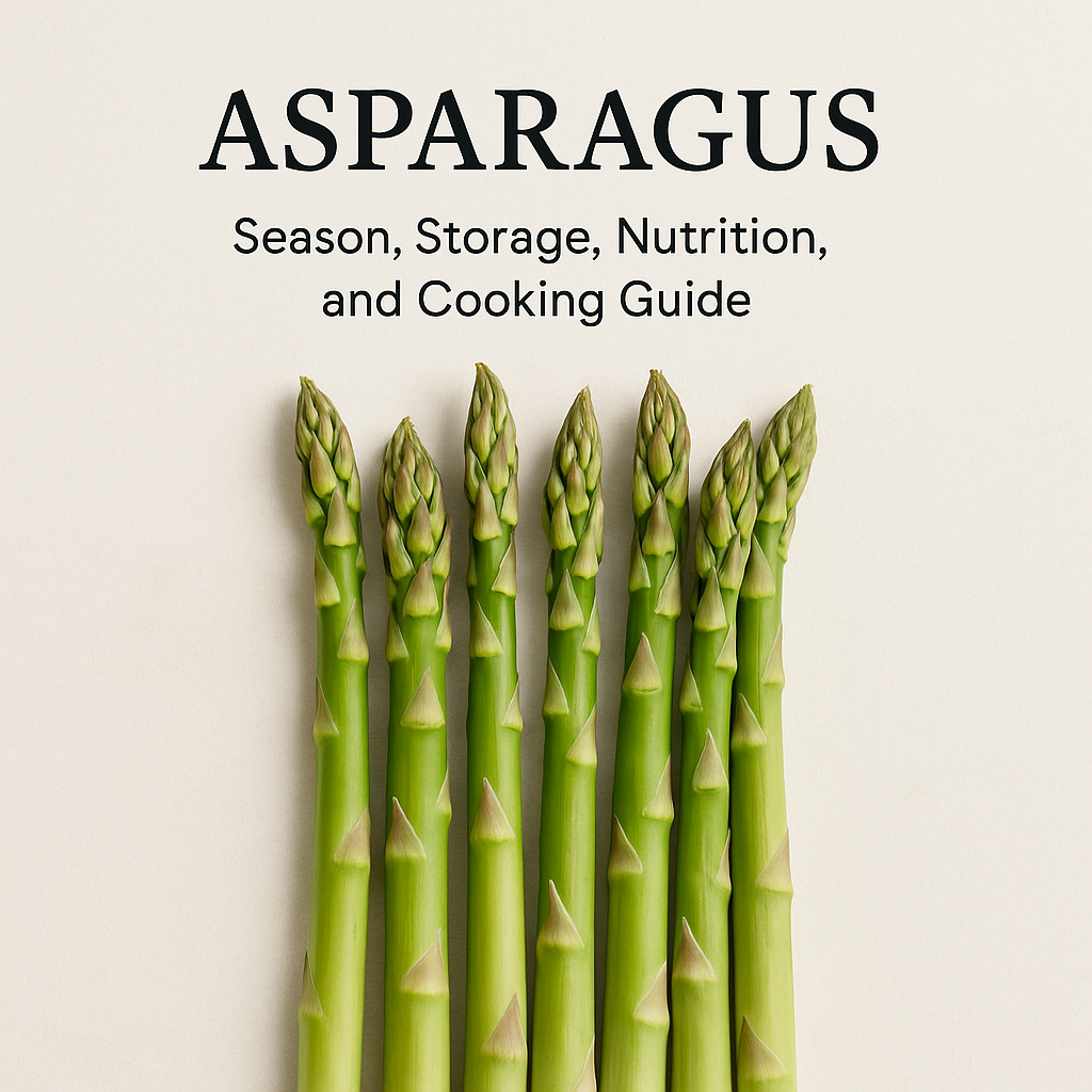 Asparagus: Season, Storage, Nutrition, and Cooking Guide
