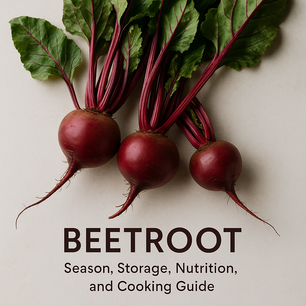 Beetroot: Season, Storage, Nutrition, and Cooking Guide