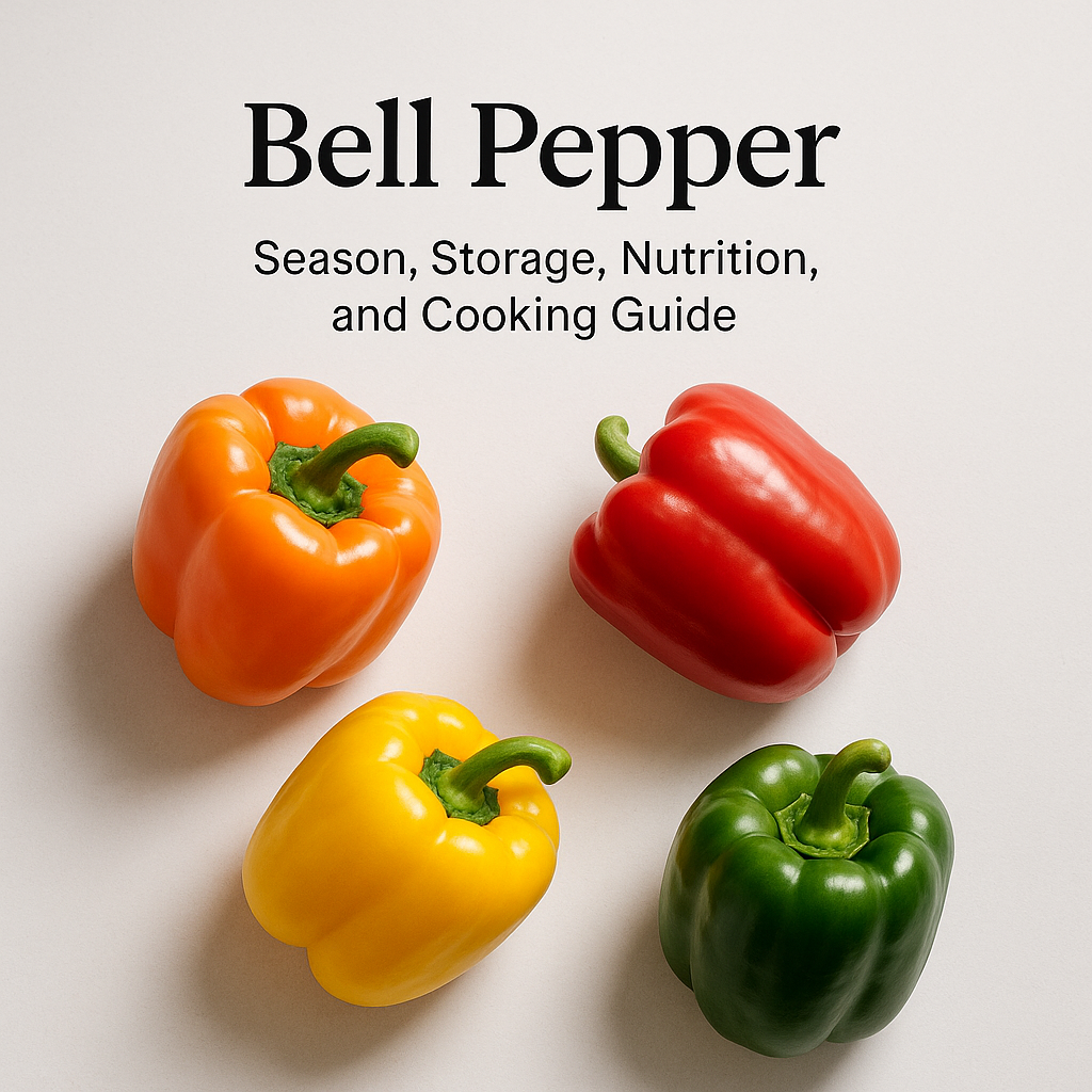 Bell Pepper: Season, Storage, Nutrition, and Cooking Guide