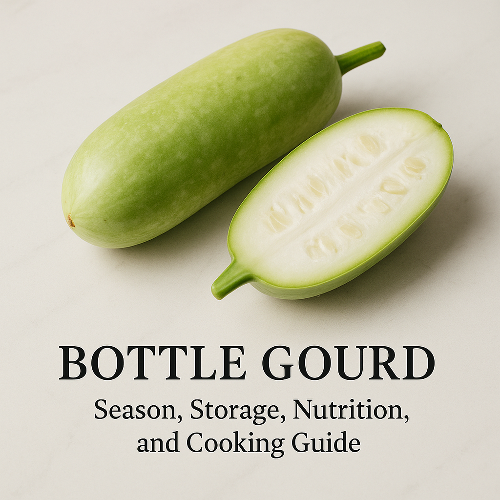 Bottle Gourd: Season, Storage, Nutrition, and Cooking Guide
