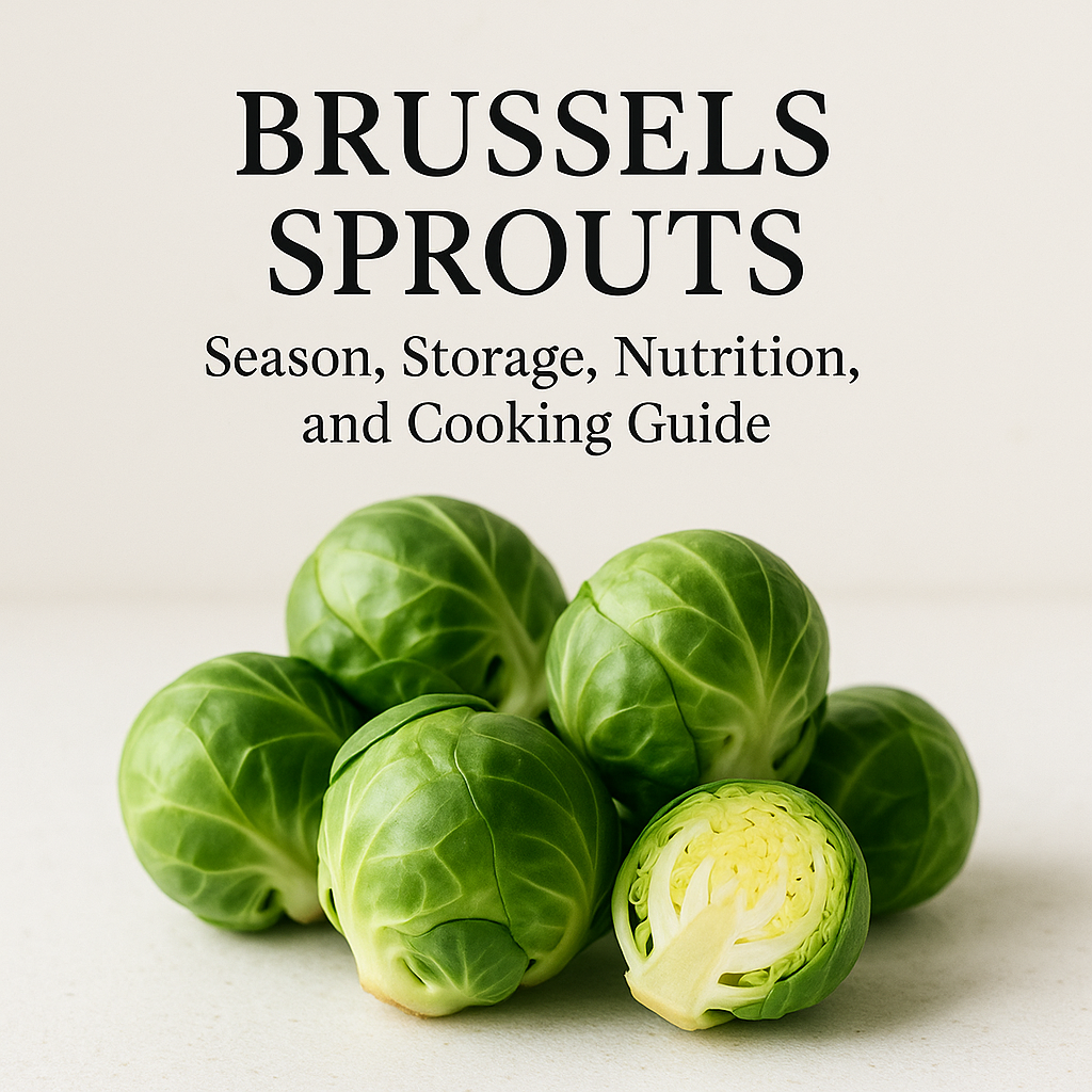 Brussels Sprouts: Season, Storage, Nutrition, and Cooking Guide