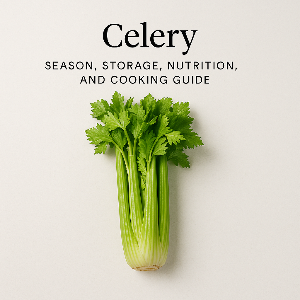 Celery: Season, Storage, Nutrition, and Cooking Guide