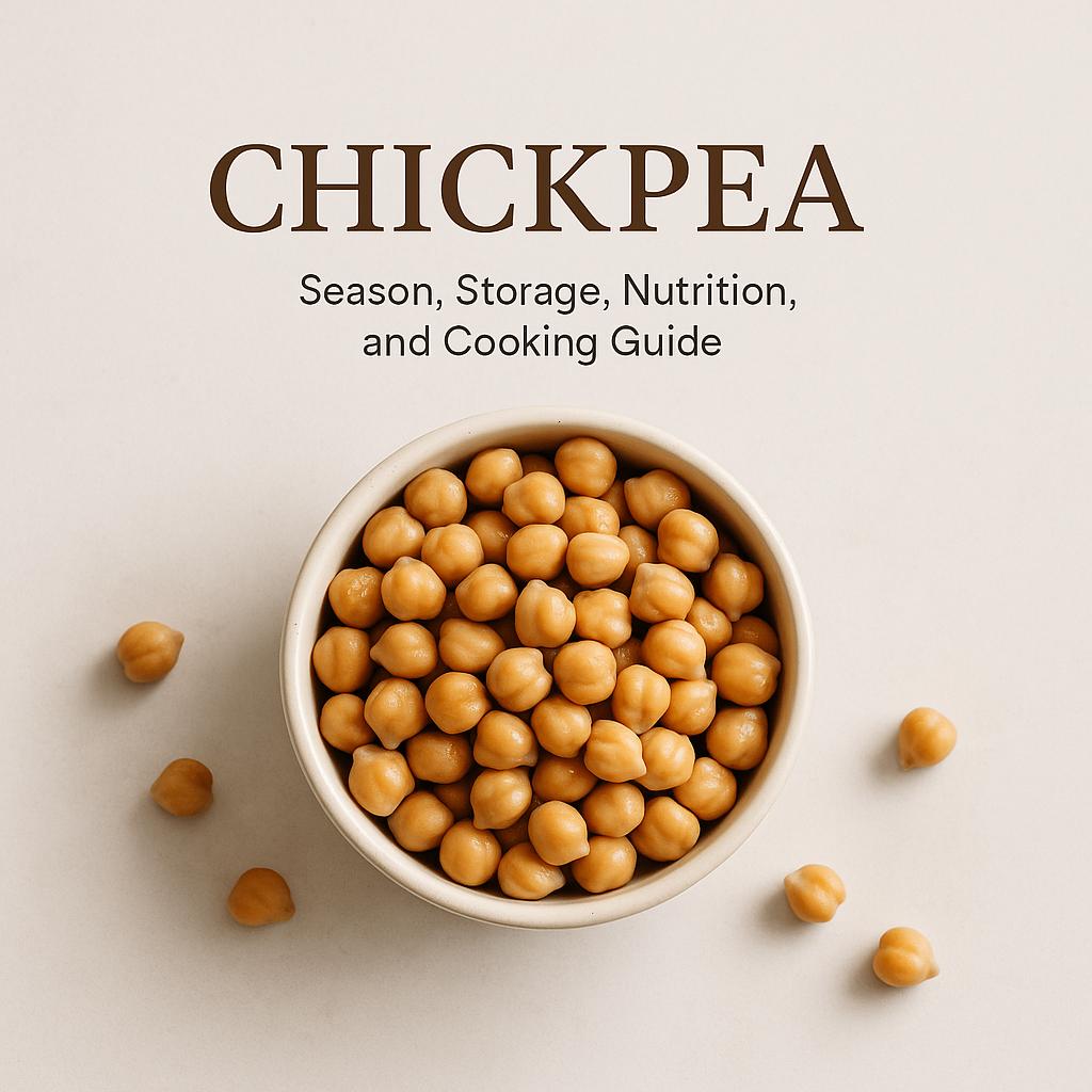 Chickpea: Season, Storage, Nutrition, and Cooking Guide