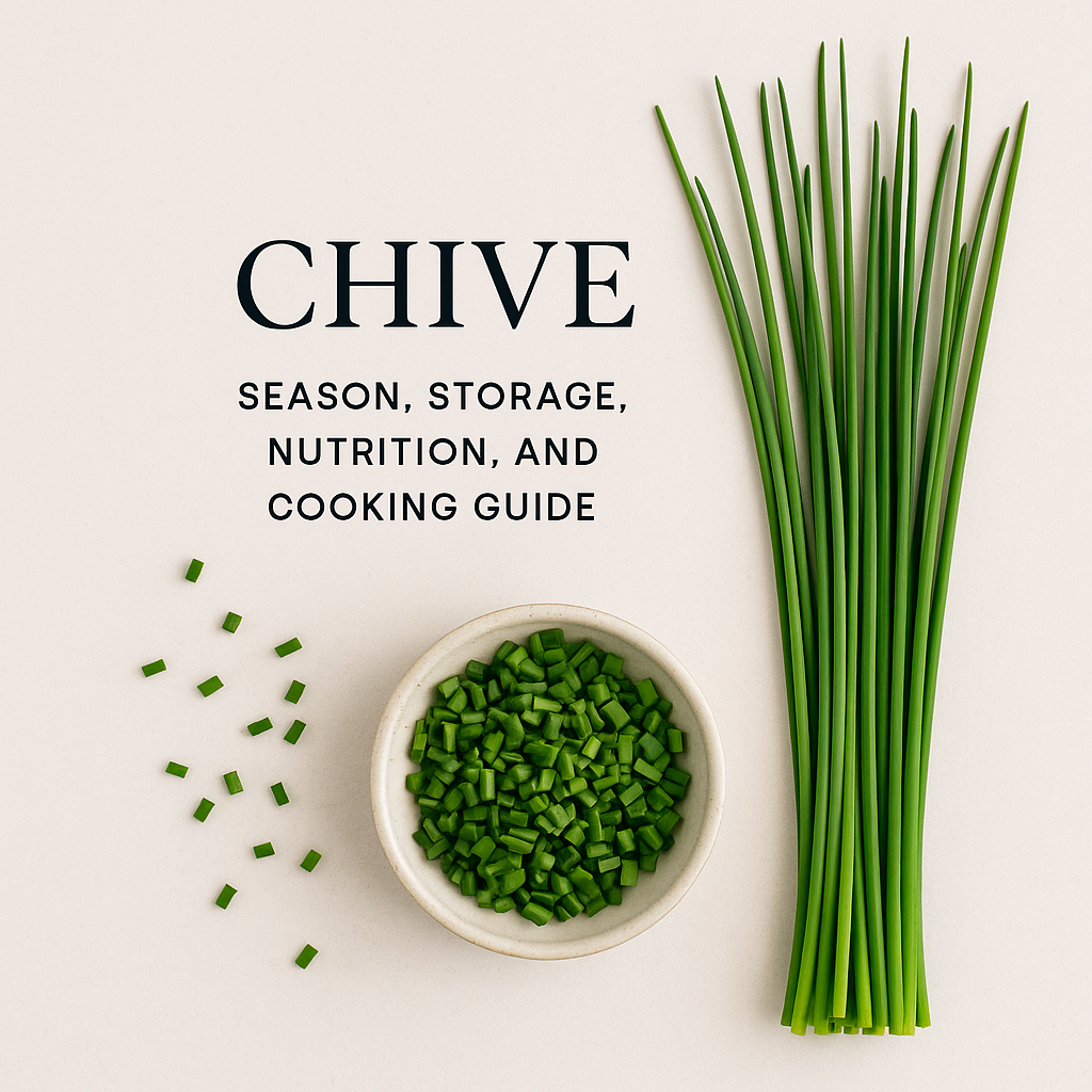 Chive: Season, Storage, Nutrition, and Cooking Guide