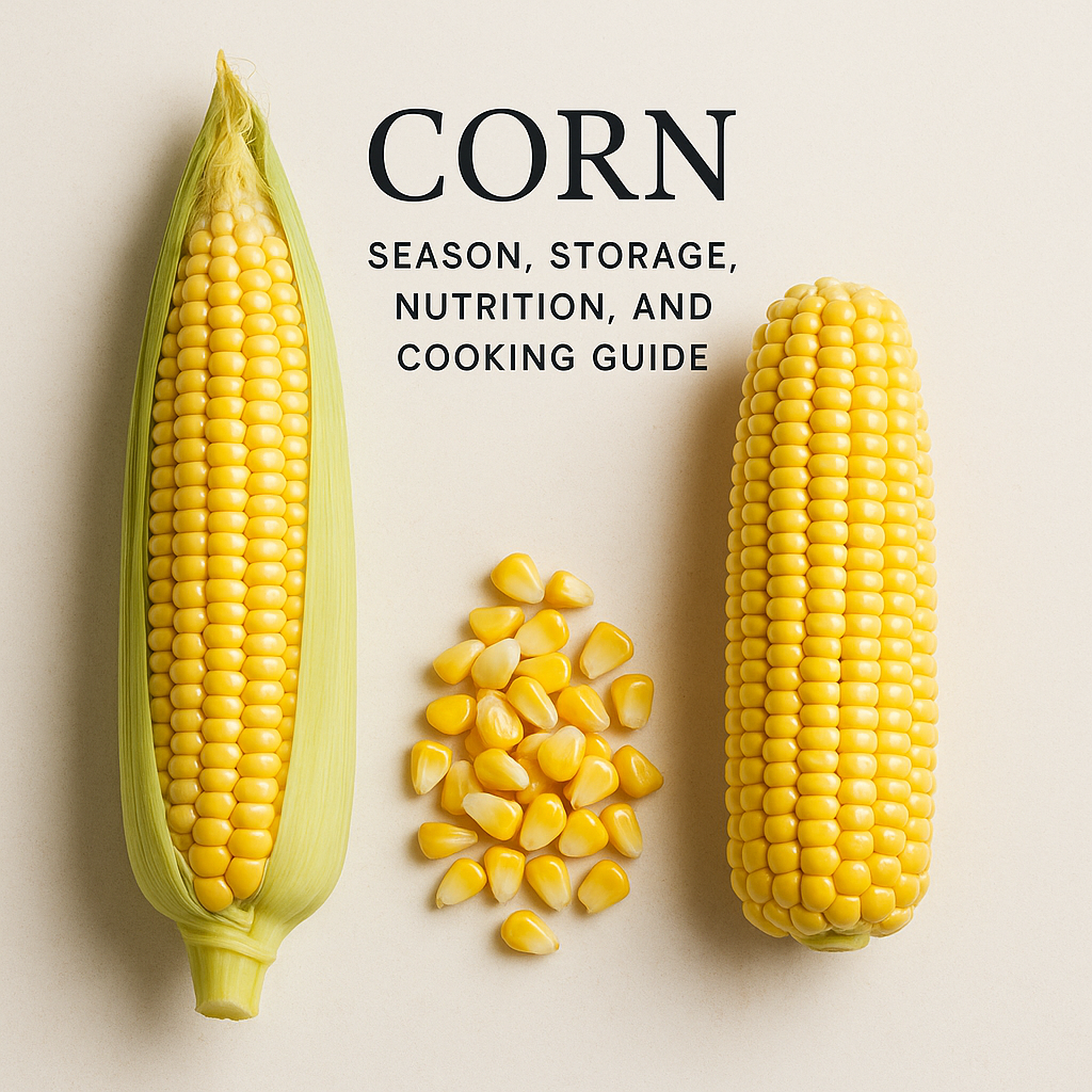 Corn: Season, Storage, Nutrition, and Cooking Guide