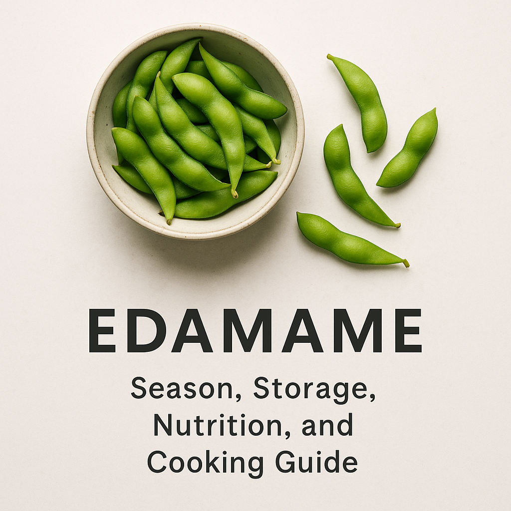 Edamame: Season, Storage, Nutrition, and Cooking Guide