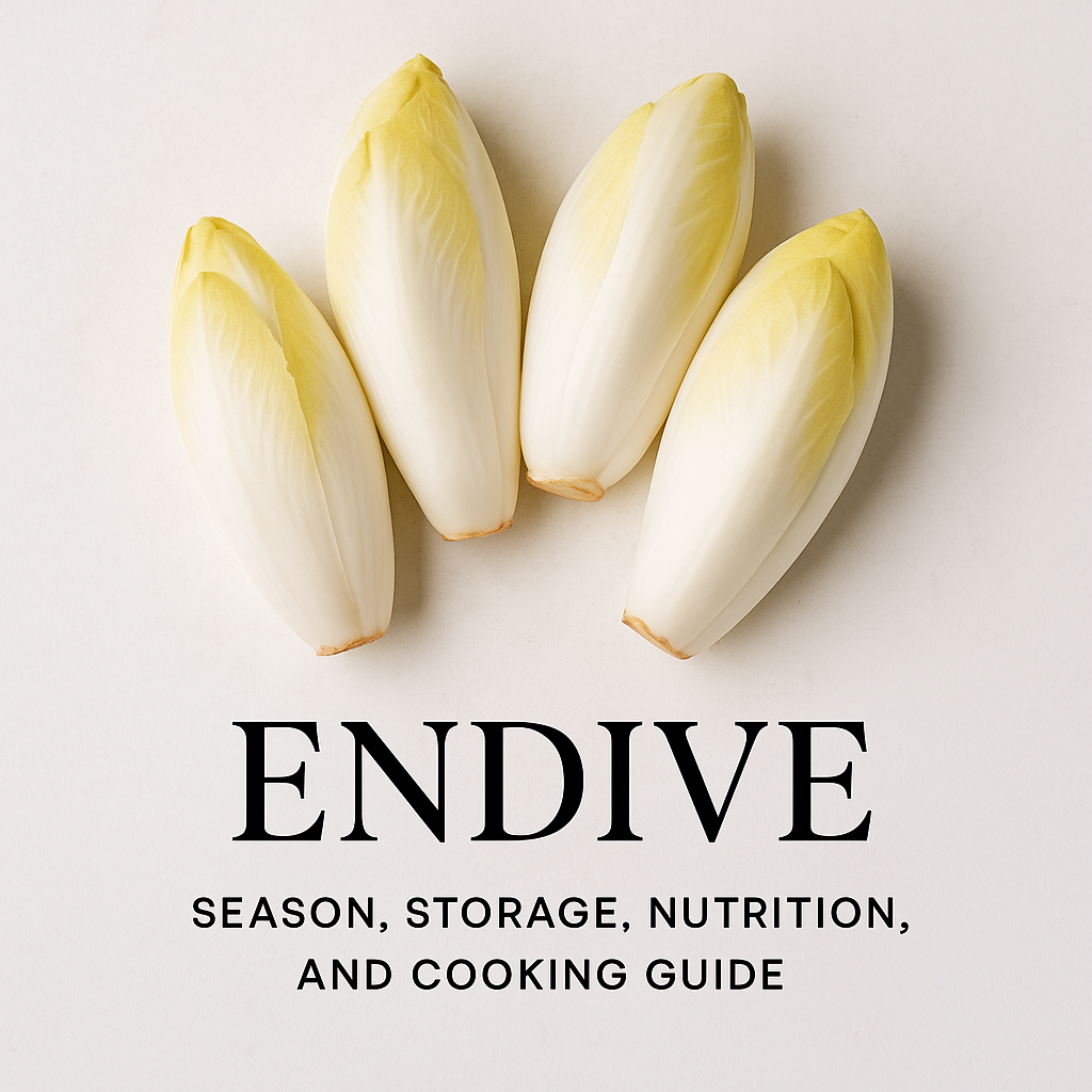Endive: Season, Storage, Nutrition, and Cooking Guide
