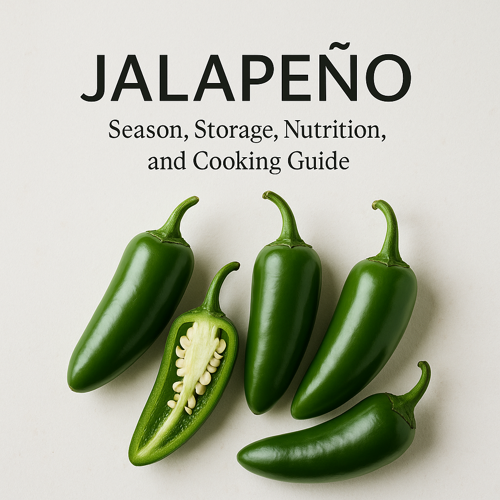 Jalapeno: Season, Storage, Nutrition, and Cooking Guide