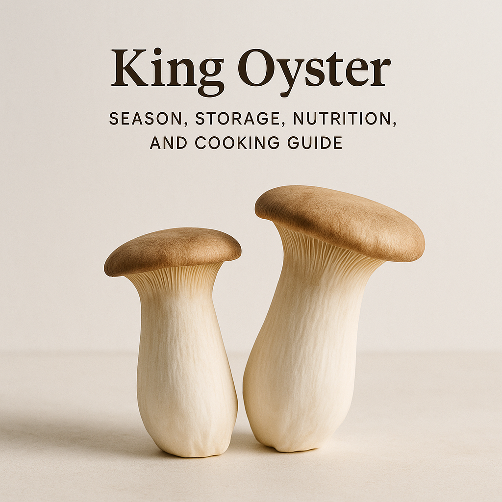King Oyster: Season, Storage, Nutrition, and Cooking Guide
