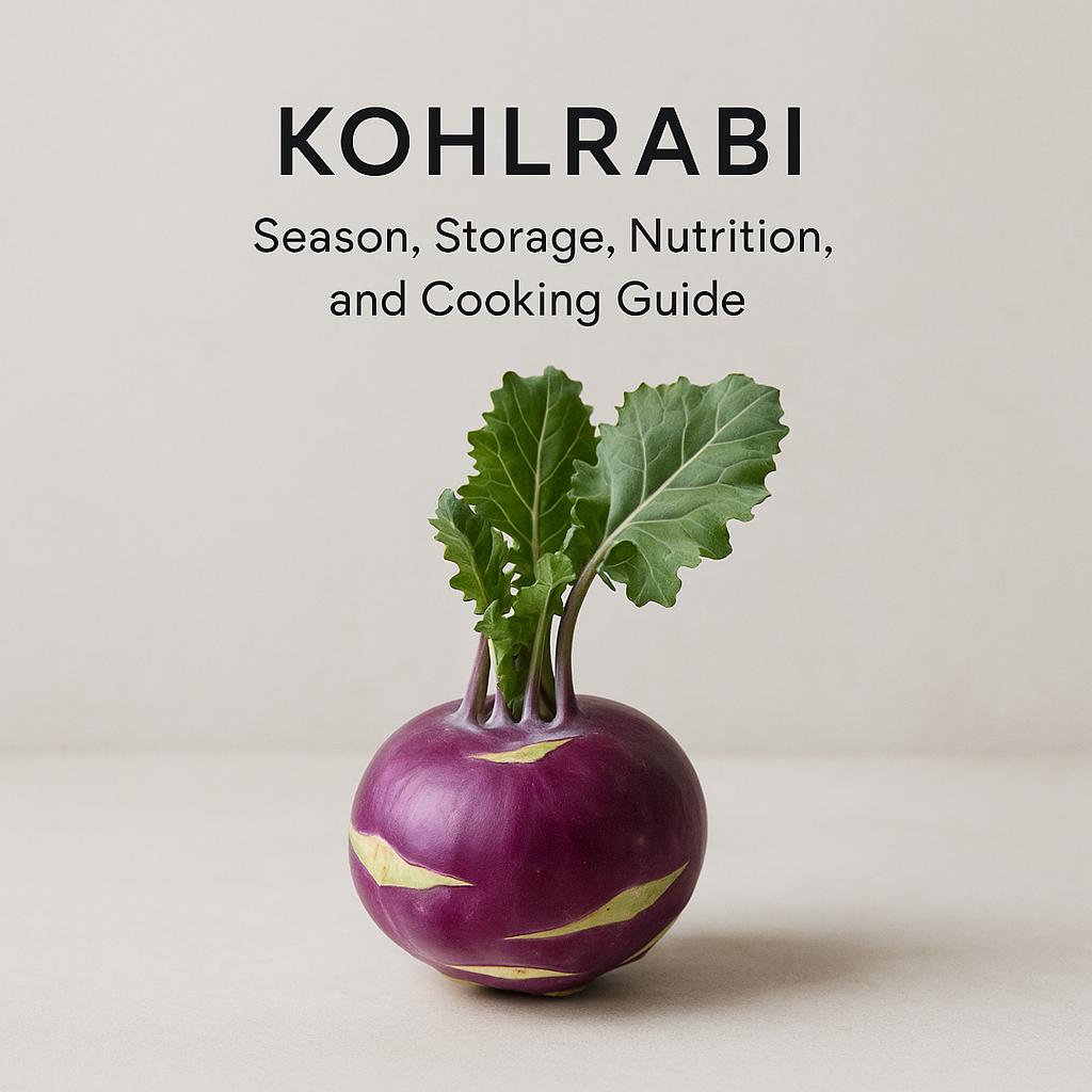 Kohlrabi: Season, Storage, Nutrition, and Cooking Guide