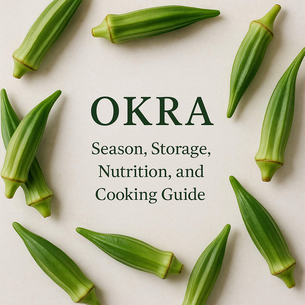 Okra: Season, Storage, Nutrition, and Cooking Guide