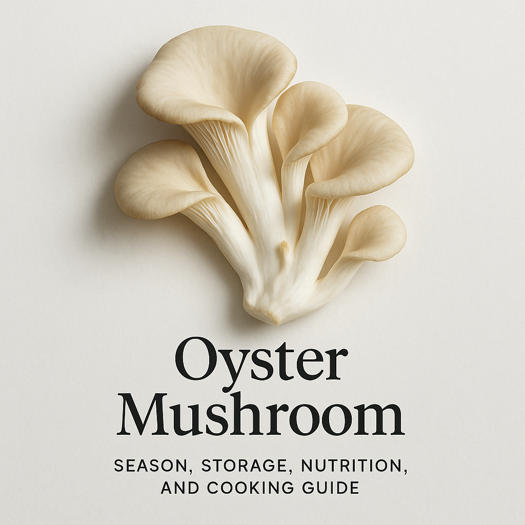Oyster Mushroom: Season, Storage, Nutrition, and Cooking Guide