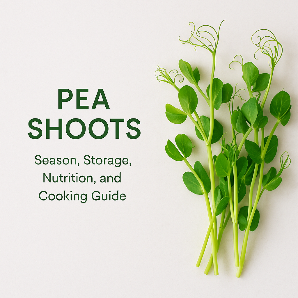 Pea Shoots: Season, Storage, Nutrition, and Cooking Guide