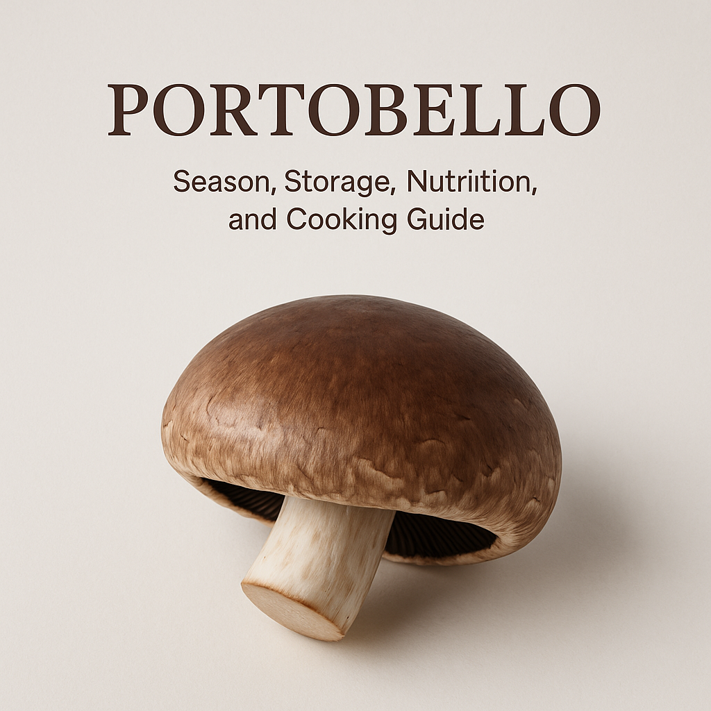 Portobello: Season, Storage, Nutrition, and Cooking Guide