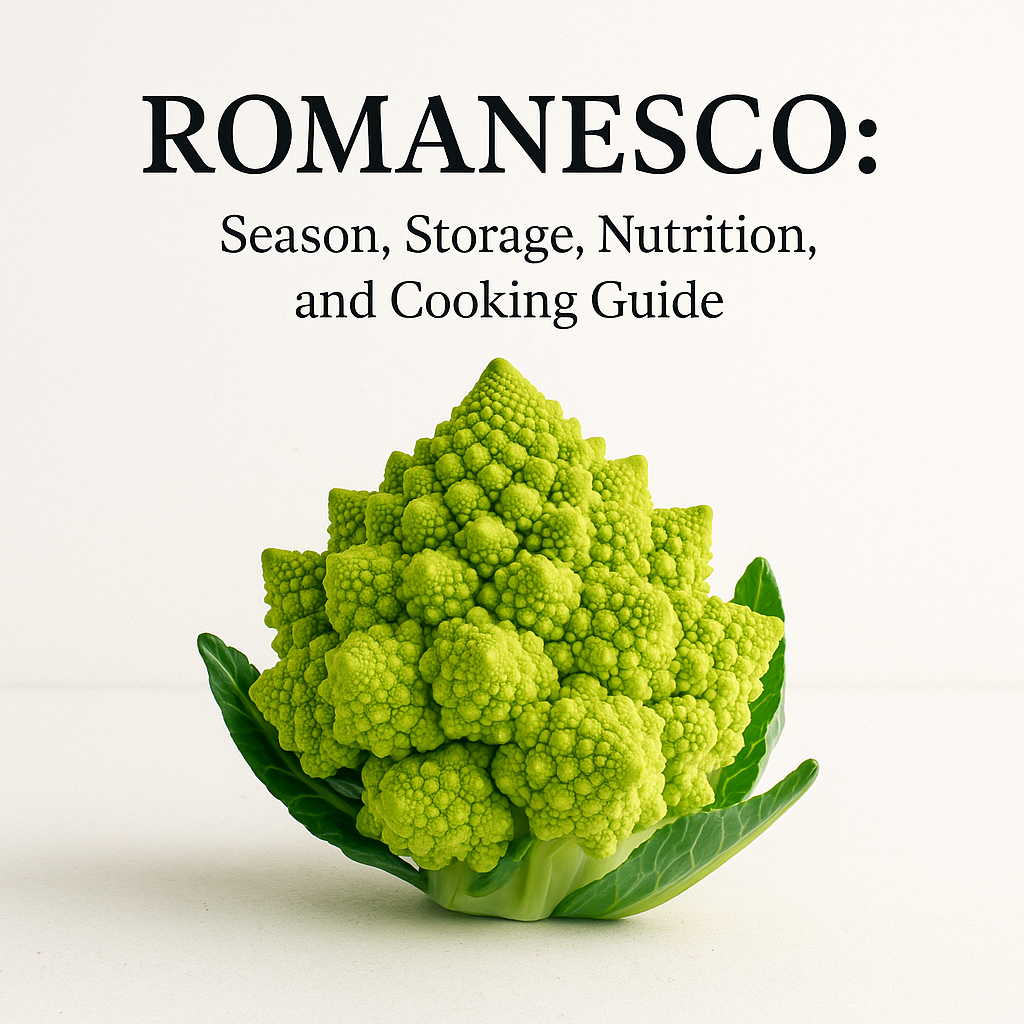 Romanesco: Season, Storage, Nutrition, and Cooking Guide